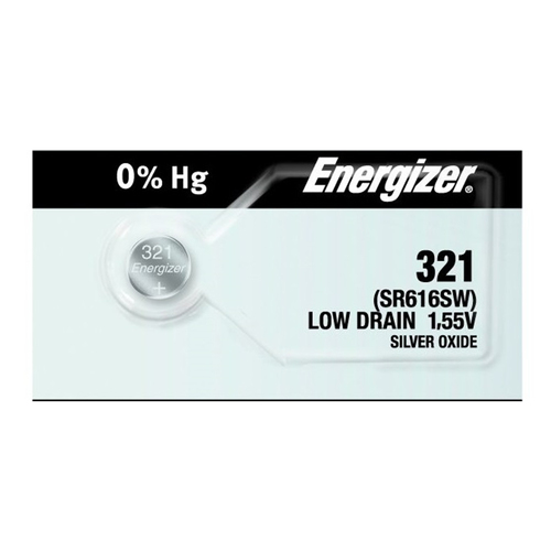 Energizer V321 SR616SW Watch Button Cell Battery (Single)