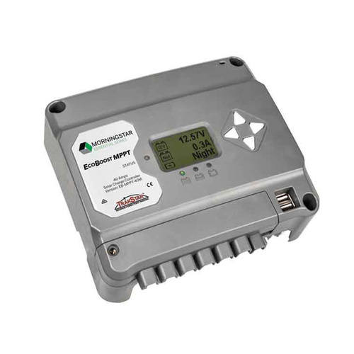 Morningstar EcoBoost 12/24v 20a LCD MPPT Solar Charge Controller