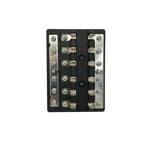 6 Way 3AG Fuse Block with LED Indicator