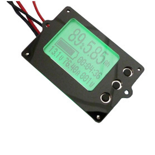 Universal Backlit LCD DIY Battery Monitoring Solution (Capacity, A, V and more)