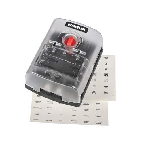 6 Way Fuse Distribution Box