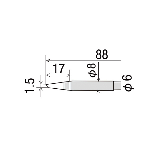Goot Conical tip for KX-100R Soldering Iron