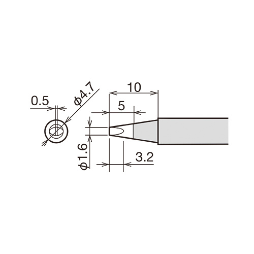 Goot 1.6mm Chisel Tip for RX-802AS Station