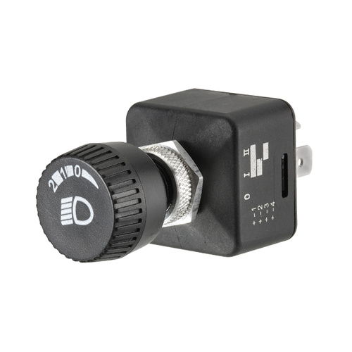 Rotary Headlamp Off/On/Off Switch - SPDT