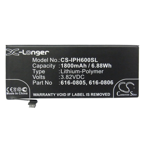 Aftermarket iPhone 6 1800mah Replacement Battery Module