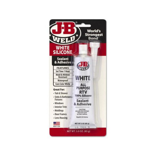 J-B Weld White All Purpose RTV Silicone Sealant and Adhesive 85g