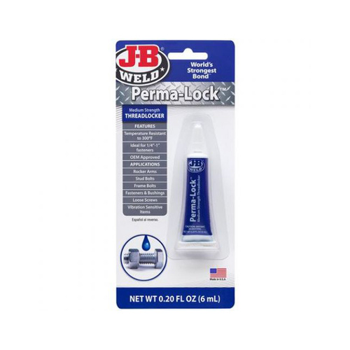 J-B Weld Perma-Lock Blue Threadlocker 6ML