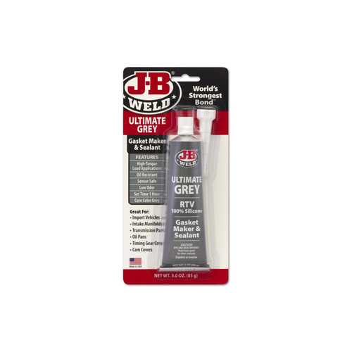 J-B Weld Grey Automotive RTV Silicone Cartridge 85g