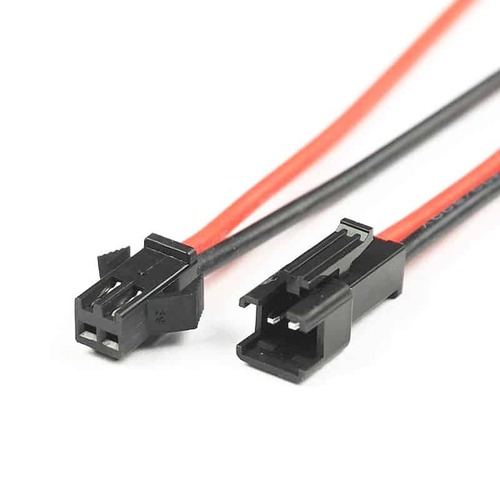 JST SM 2 Pin Set Male and Female Connector Bare End (Pair)