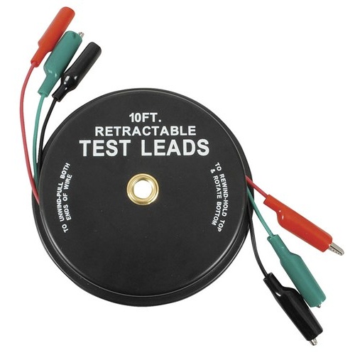 Retractable Alligator Test Lead Set (3m)