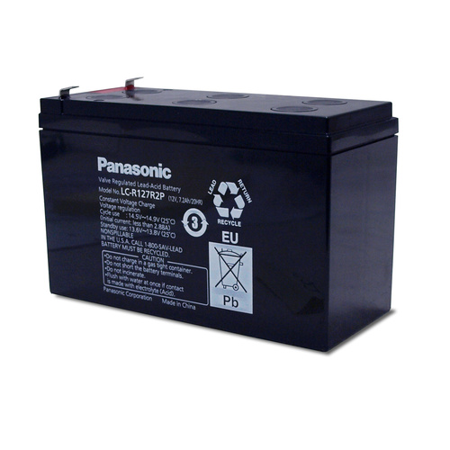 Panasonic 12v 7.2ahr Sealed Lead Acid Battery (V1)