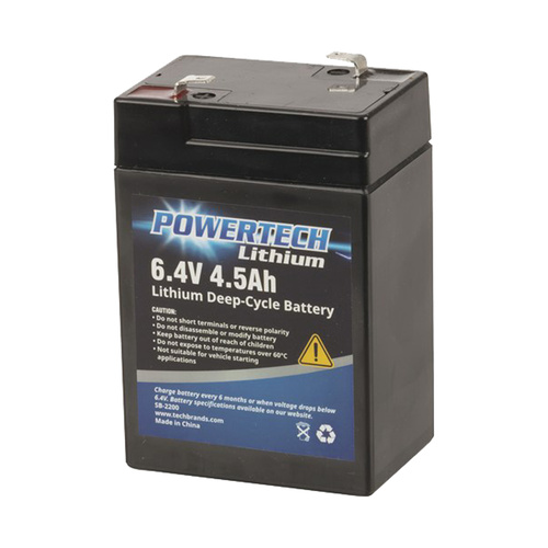 6.4v 4.5ahr LiFePO4 Deep Cycle Battery