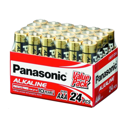 Panasonic AAA Alkaline Battery (24 Pack)