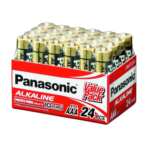 Panasonic AAA Alkaline Battery (24 Pack)