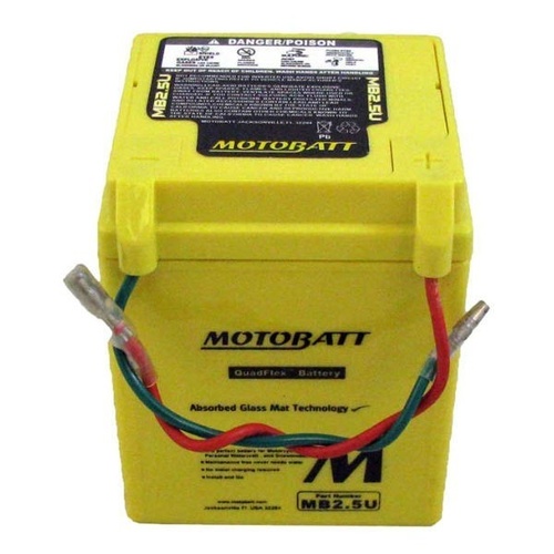 MotoBatt MB2.5U 12v Maintenance Free Battery