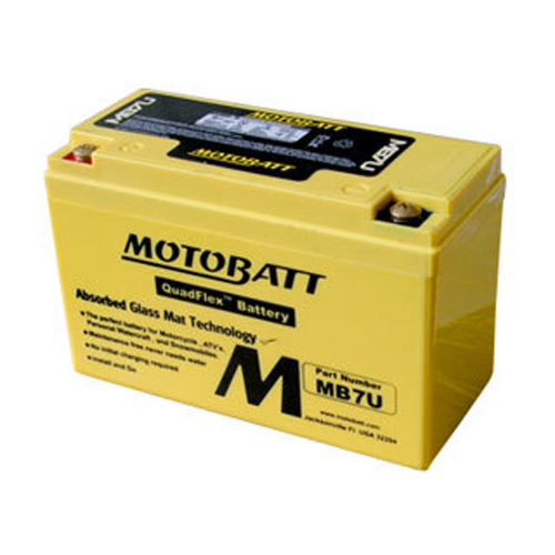 MotoBatt MB7U 12v 100ccA Maintenance Free Battery