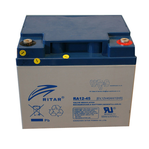 Ritar 12v 45ahr AGM Deep Cycle Lead Acid Battery