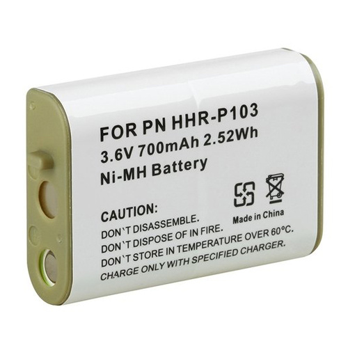Aftermarket Panasonic HHR-P103A Compatible Cordless Phone Battery (Type 25)