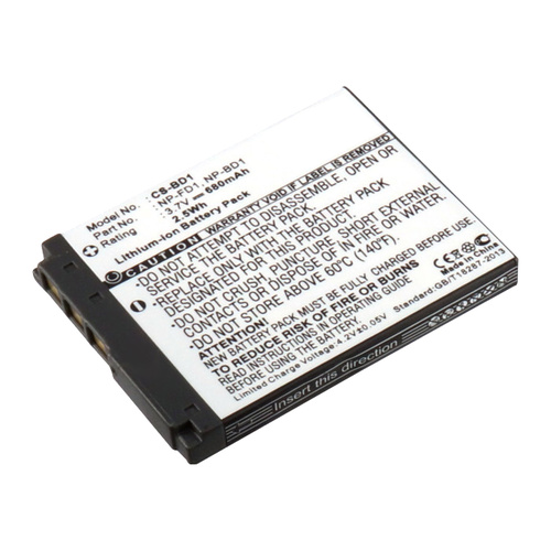 Sony NP-BD1 Compatible Digital Camera Battery