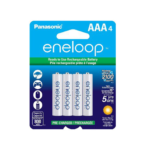 Panasonic Eneloop AAA 800mah Ni-MH Battery (4 pack)