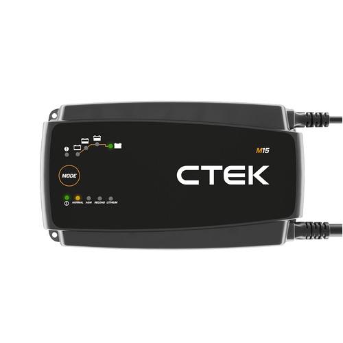 CTEK M15 - 12v 15a 8 Stage Marine Lead Acid Battery Charger