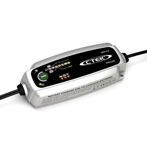 CTEK MXS 3.8 - 12v 3.8a 7 Stage Lead Acid Battery Charger