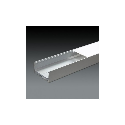 Aluminium Quad LED Extrusion - 1m Linear Profile