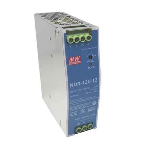 MeanWell NDR 12v 10a 120w DIN Power Supply Module