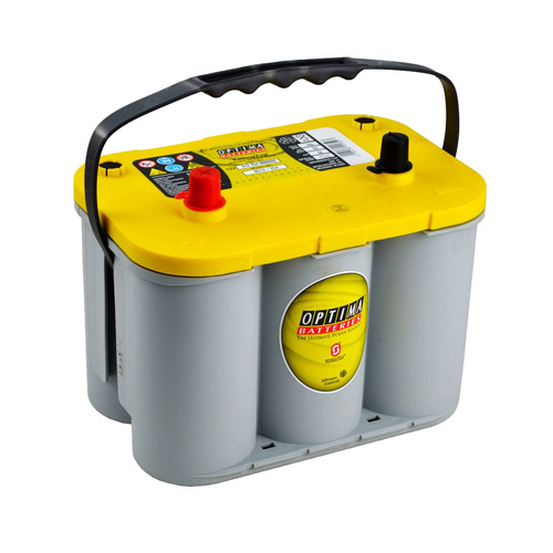 Optima D34 Yellow Top 12v 750ccA Spiralcell AGM Lead Acid Battery