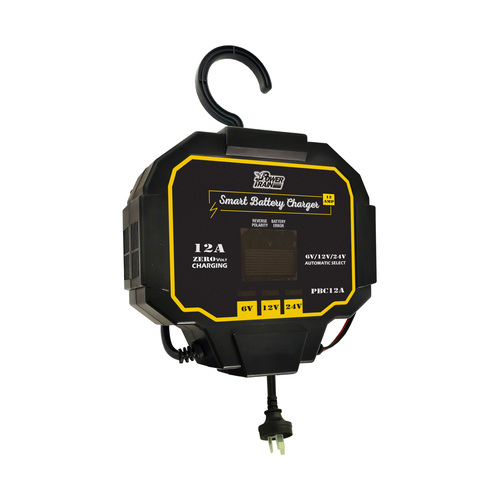 Power Train 6-24v 12a Automatic 7 Stage Battery Charger