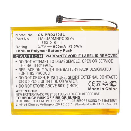 Aftermarket Sony PRS-350 eReader Replacement Battery Module