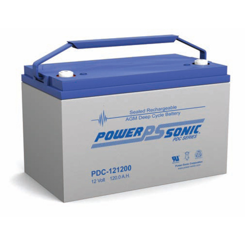 Power Sonic 12v 125ahr Deep Cycle Sealed AGM Battery