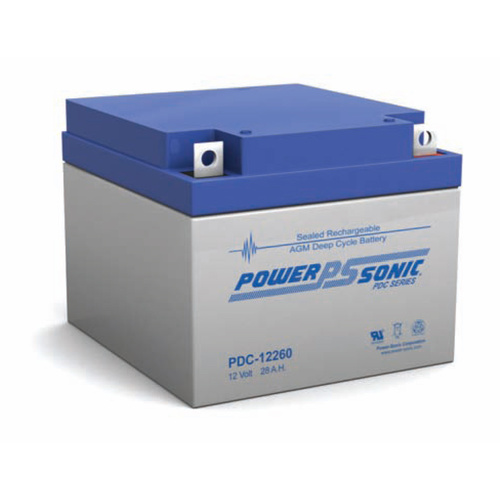 Power Sonic 12v 28ahr Deep Cycle Sealed AGM Battery