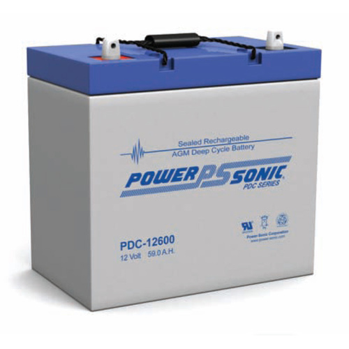 Power Sonic 12v 59ahr Deep Cycle Sealed AGM Battery