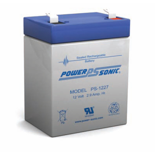 Power Sonic 12v 2.9ahr Sealed AGM Battery