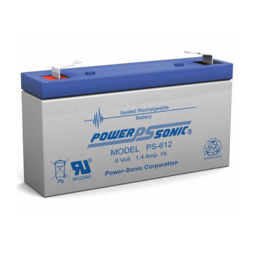 Power Sonic 6v 1.4ahr Sealed AGM Battery