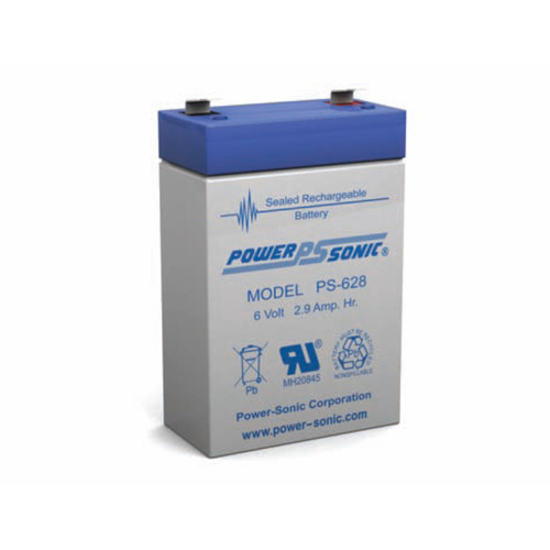 Power Sonic 6v 2.9ahr Sealed AGM Battery (V2)