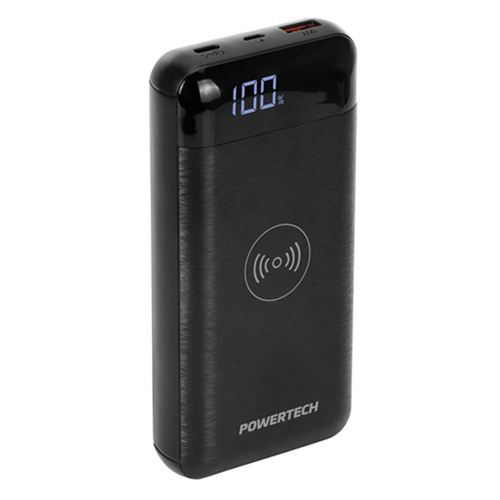 USB Type-C PD 20ahr Power Bank with 7.5w Wireless Charging