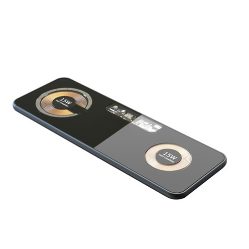 Dual 15w Magnetic Qi Wireless Charger