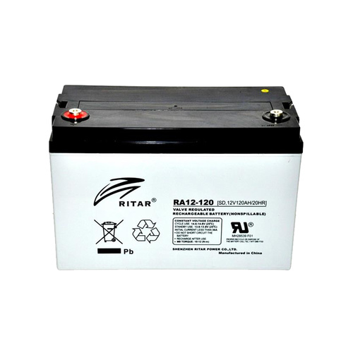 Ritar 12v 120ahr AGM Deep Cycle Lead Acid Battery