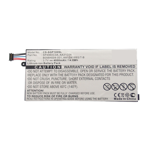Samsung Galaxy Tab GT-P1000 Replacement Aftermarket Battery Module
