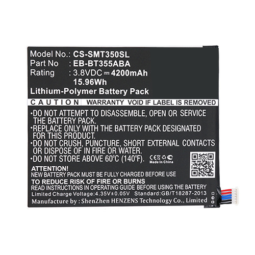 Samsung Galaxy Tab A 8.0 Replacement Aftermarket Battery Module - SM-T350