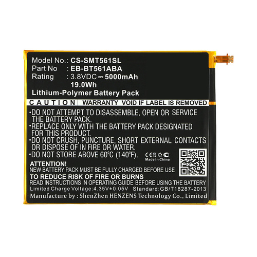 Samsung Galaxy Tab E Nook 9.6 Replacement Aftermarket Battery Module