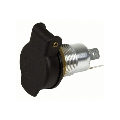 Panel Mount Merit Socket with Sprung Cover 15a