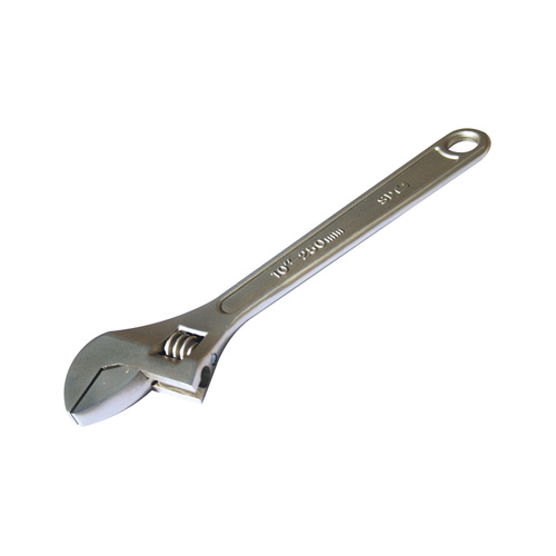 SP Tools Adjustable 250mm Chrome Wrench