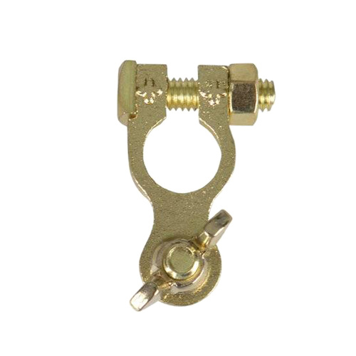 Brass Wingnut Battery Terminal Positive - CLEARANCE!