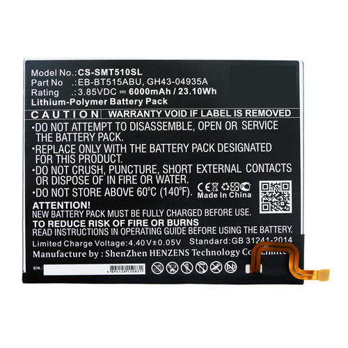 Aftermarket Samsung Galaxy Tab A 10.1 Tablet Battery