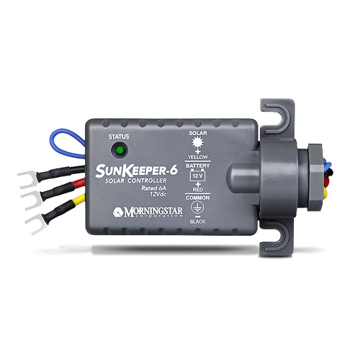 Morningstar SunKeeper PWM 12v 12a Junction Box Mounted Solar Controller