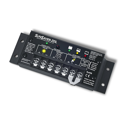 Morningstar SunSaver 4 Stage 12v 20a PMW Solar Controller with LVD