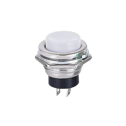 Round Momentary Switch White